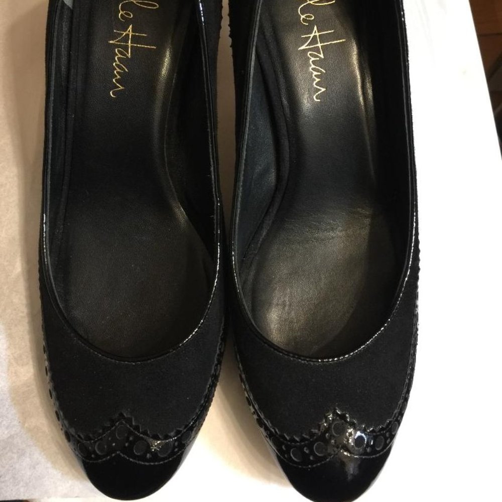 Cole Hann - Patent/Suede leather shoes